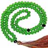 Tasbih Islamique Perles de Prière Musulmane Vert Cristal
