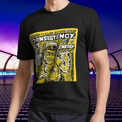 New Shirt Consistancy of Energy Logo T-Shirt Funny American Unisex Size S-5XL XL