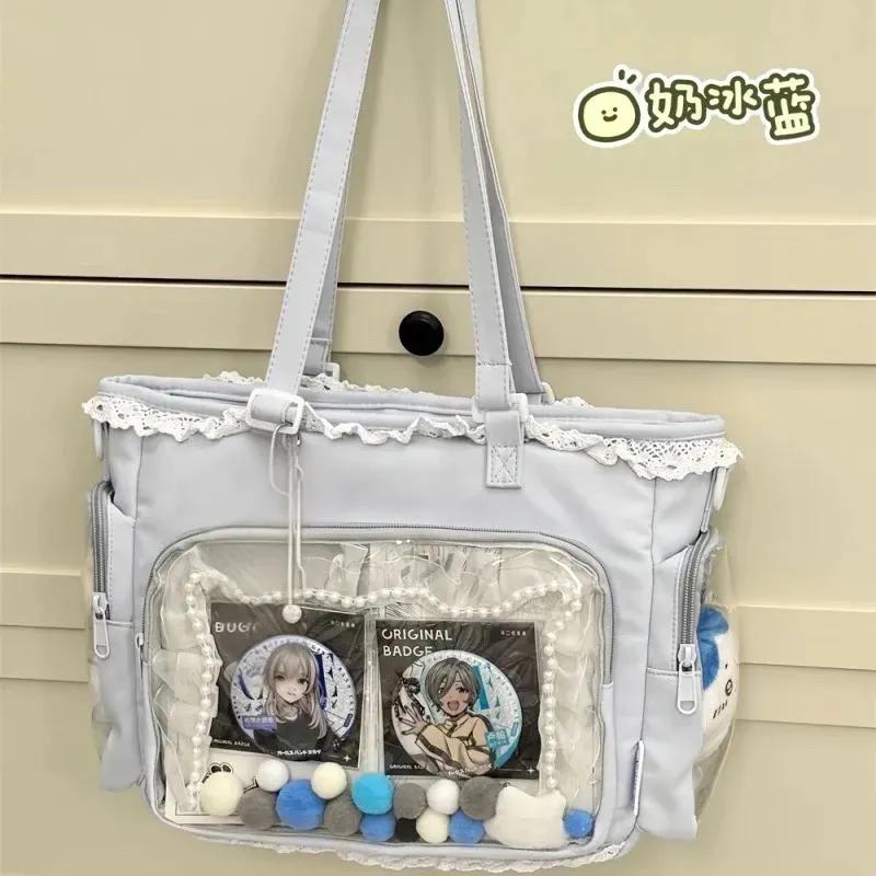 Ballet Girl Has A Large Appetite Itabag Japanese Two-Dimension Single Shoulder Cross Body Goods Bag Gift For Friends