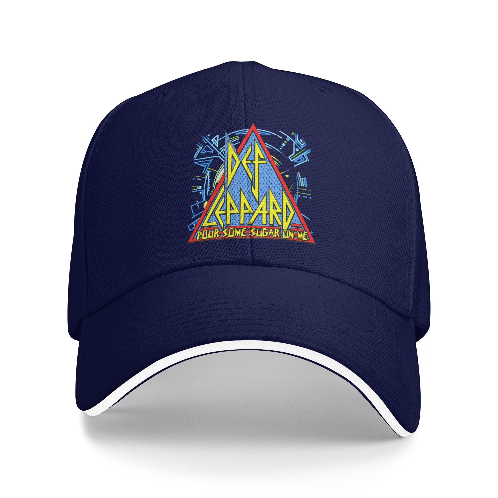 

Def Leppard Sugar Logo Baseball Cap Fitted Retro Trucker Hat Summer Men Adult Outdoor Sports Baseball Caps One Size
