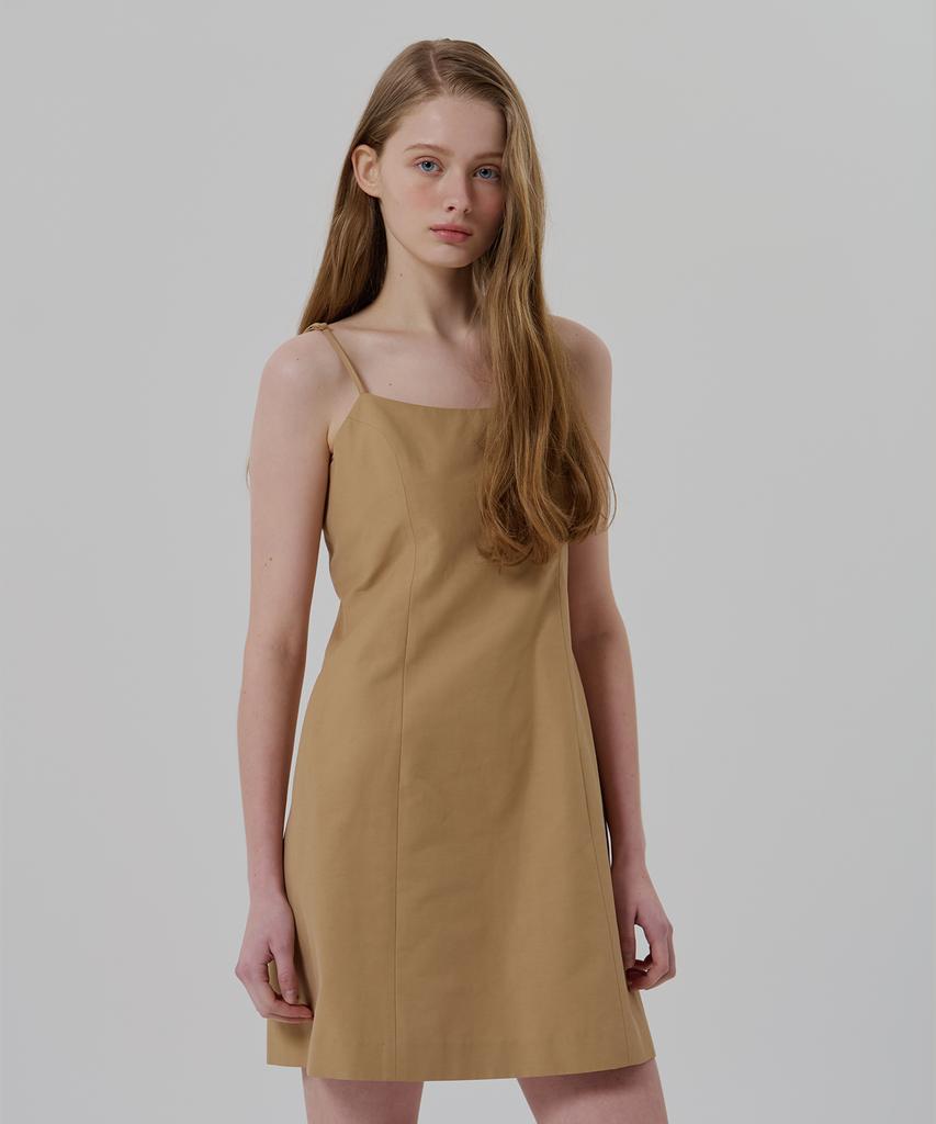 Ridge Sleeveless Semi-A-Line Dress (2 Colors)