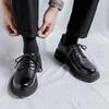 British Style Leather Dress Shoes for Men Loafers Oxford Shoes Office Men Formal Slip on Shoes Men Business Suit Wedding Dress