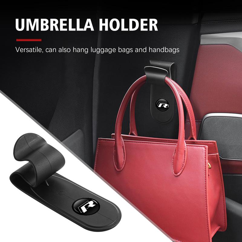 Car Umbrella Holder Adhesive PP Auto Interior Storage Organizer For Volkswagen VW Tiguan CC Jetta Polo Golf 4 5 6 Passat B5 B6 Zk0