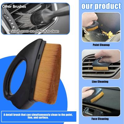 Easy Use Tyre Dressing Brush Application Brushes with Handle 2Pack Precisions Auto Detailing Tool Fit For Shinying Tires