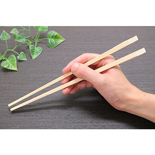 Yoshii Shoji Made in Japan Yoshino Cedar Tensuge Chopsticks in a Chopstick Bag, 24cm, 10 pairs, Orange/Light Green, Kaiseki, Restaurant, YOS-055