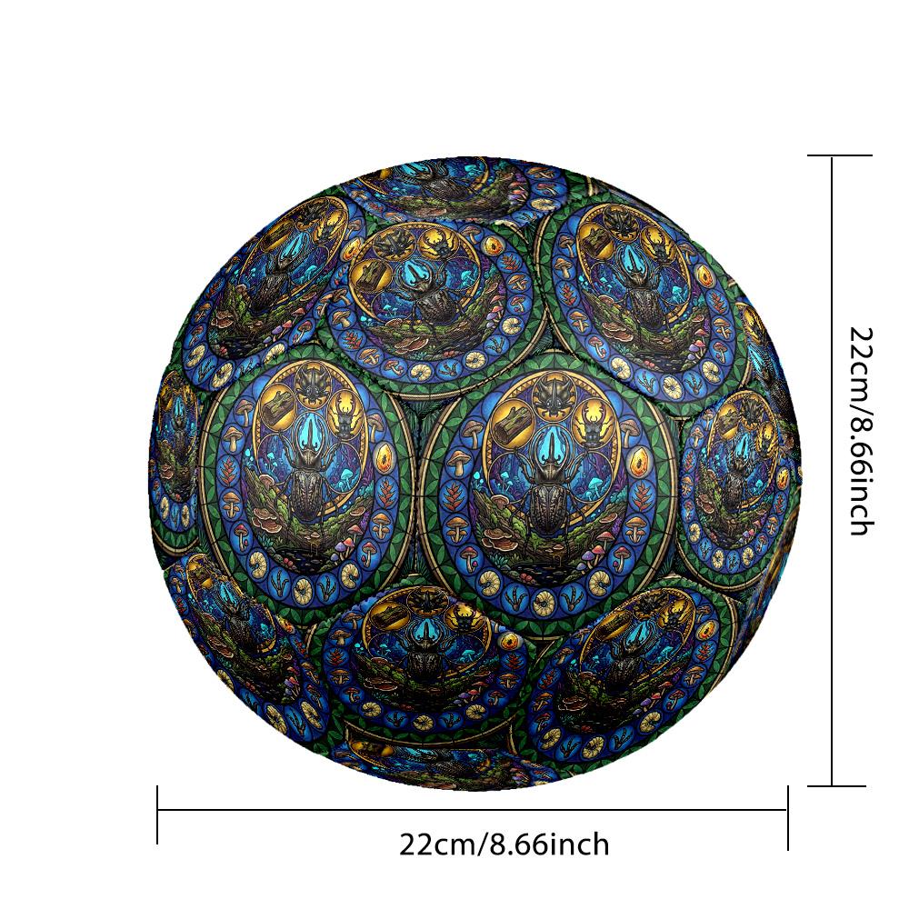 Insect Mushroom Symphony Round Football Size 5 Adult Ball Suitable for Training Matches and Outdoor Team.