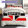 Sao Paulo FC Pattern Bedding Quilt Set  Home Decoration  Gift (1 * duvet cover + 2 * pillowcase  without core)