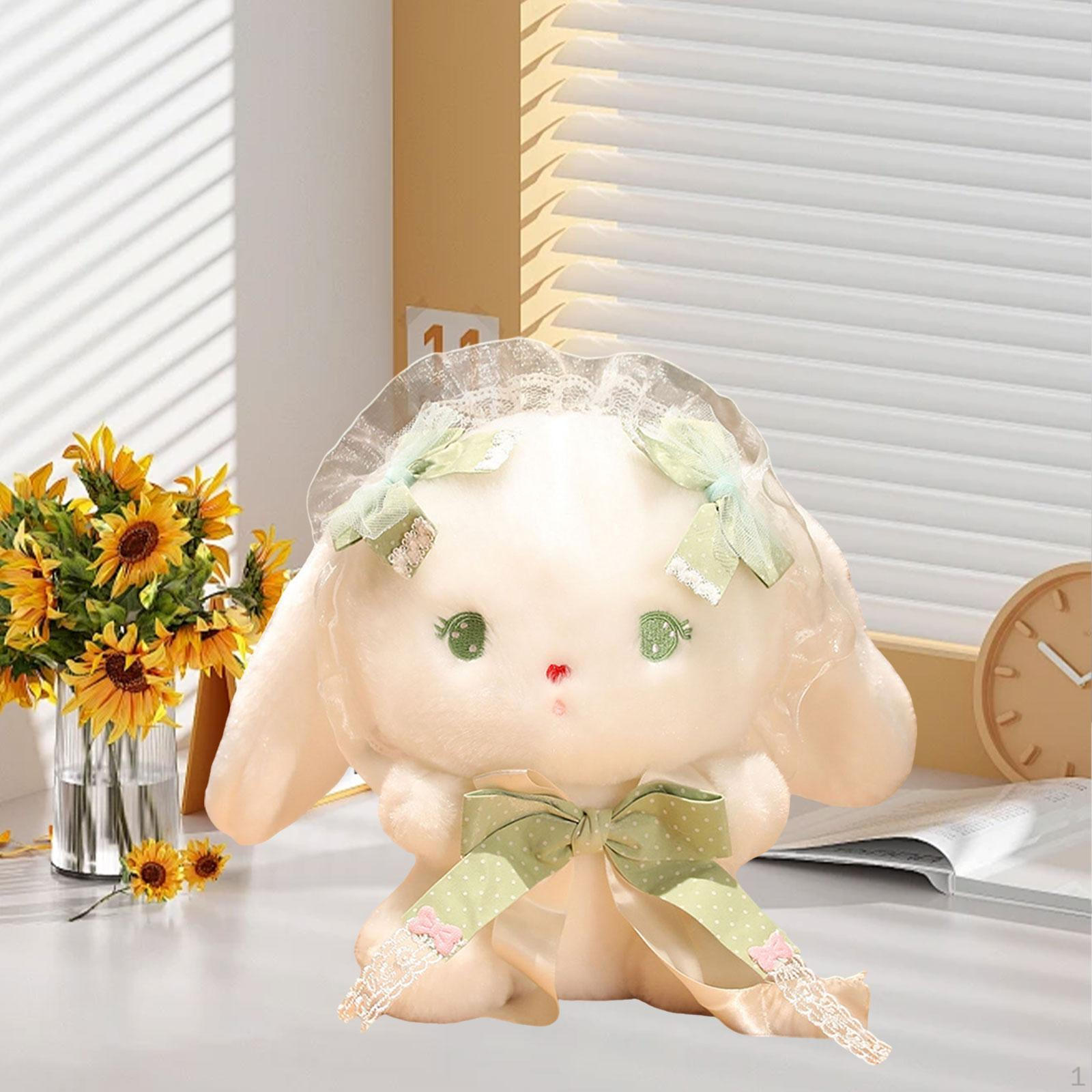 

Мягкая игрушка 84 очаровательный кролик плюшевая кукла для домашнего декора и подарков green dot ribbon