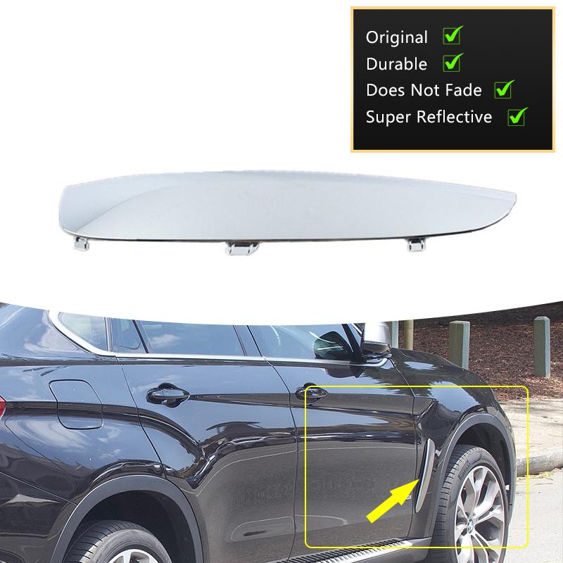Für BMW X6 F16 2015 2016 2017 2018 Auto Seite Vent Abdeckung Trim Luftstrom Kotflügel Ansaug Aufkleber Hai Kiemen platte