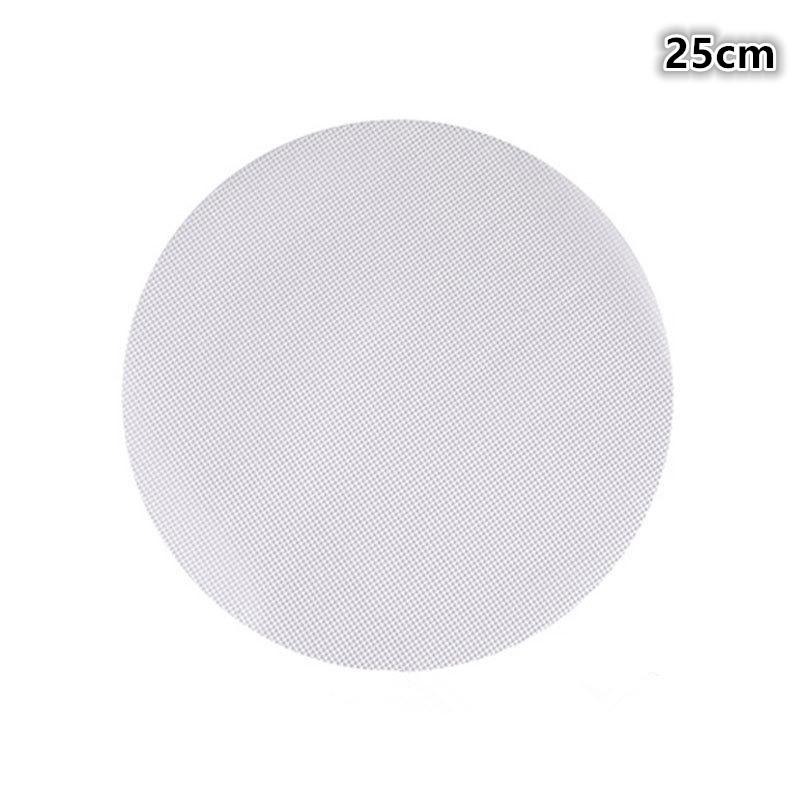 1Pcs Reusable White Silicone Non-Stick Steamer Liners Round Steaming Mat For Bamboo Steamer Cooking Heat Resistant Kitchen