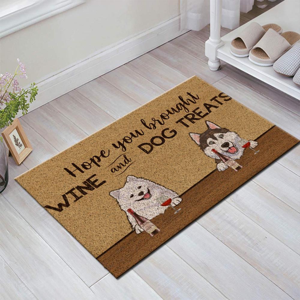 Animal Welcome Home Can Cut Pvc Door Mat Spray Silk Floor Mat Dust Carpet