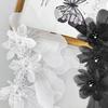 3D Dress Cloth Pin Multi-layer Embroidery Studded Patch New Organza Flower Patch  Corsage Accessory