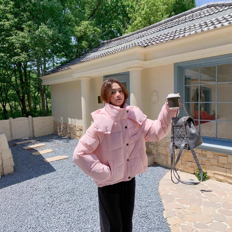 Padded jacket autumn and winter new padded jacket women's loose padded jacket loose coat top