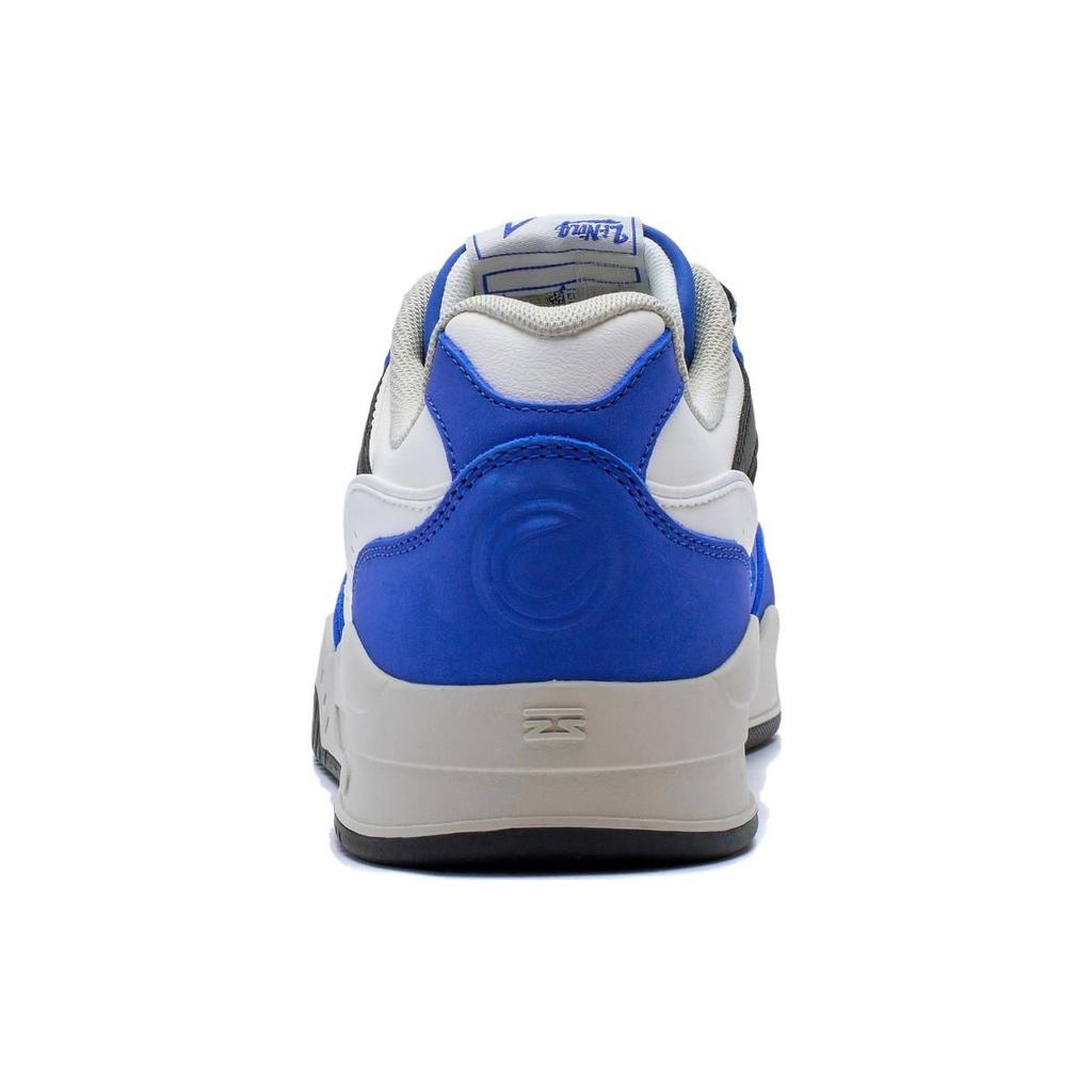 Li Ning Moon White Comfortable Versatile Non-Slip Wear-Resistant Low-Top Skate Shoes Unisex sneaker Blue AGCS427-18