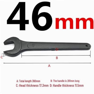 46mm Single Open-End Wrench