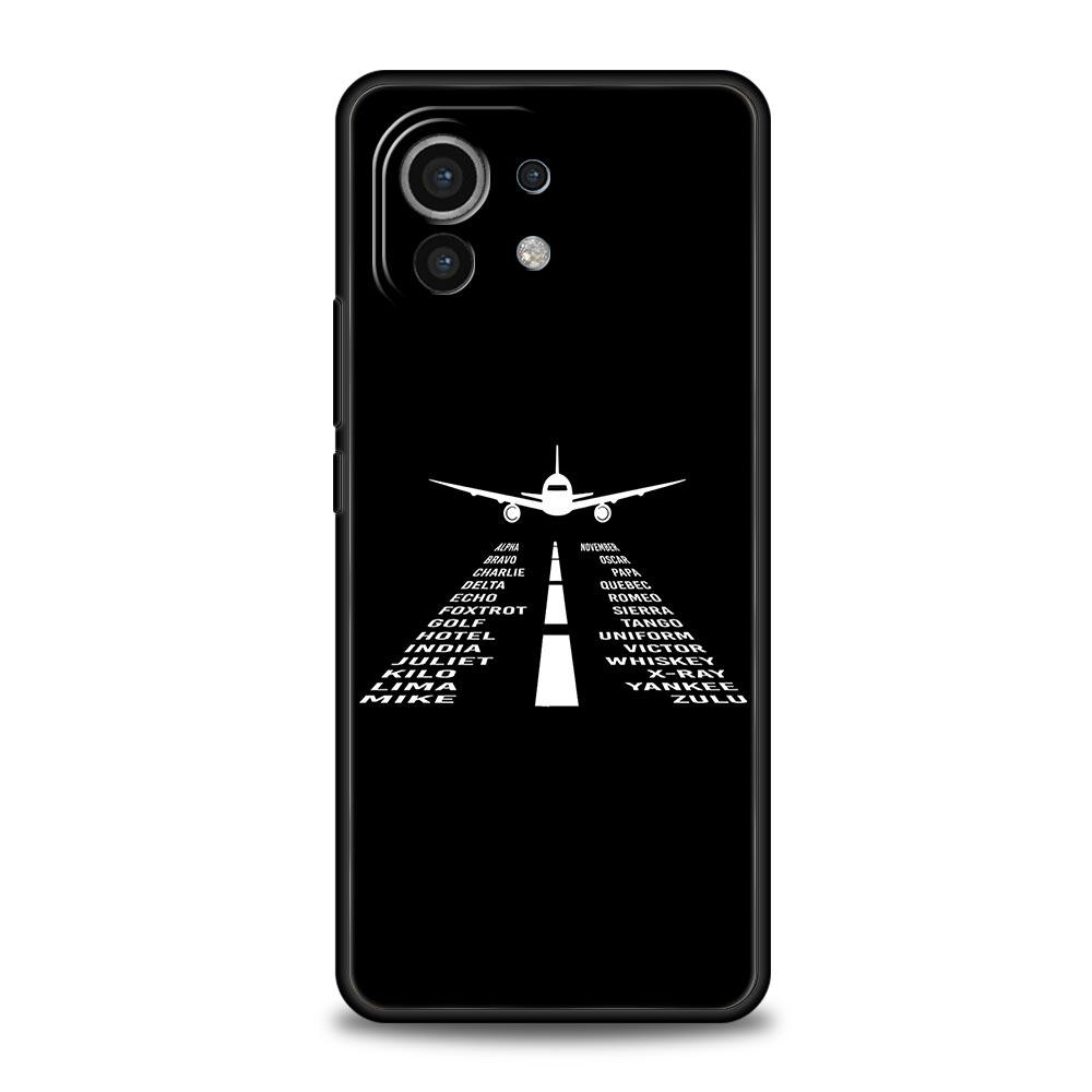 

Phone Case For Xiaomi Mi 15 14 14T 13T 12T Pro 12 13 11 Lite 5G 11T X6 X5 Pro Soft TPU Cover Premium Airplane Pattern Xiaomi 12 Lite