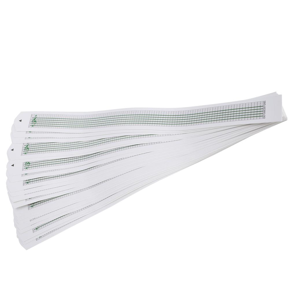 30Pcs Music Box Refill Blank Paper DIY Composition 15 Note Hand Crank Movement Christmas Gift