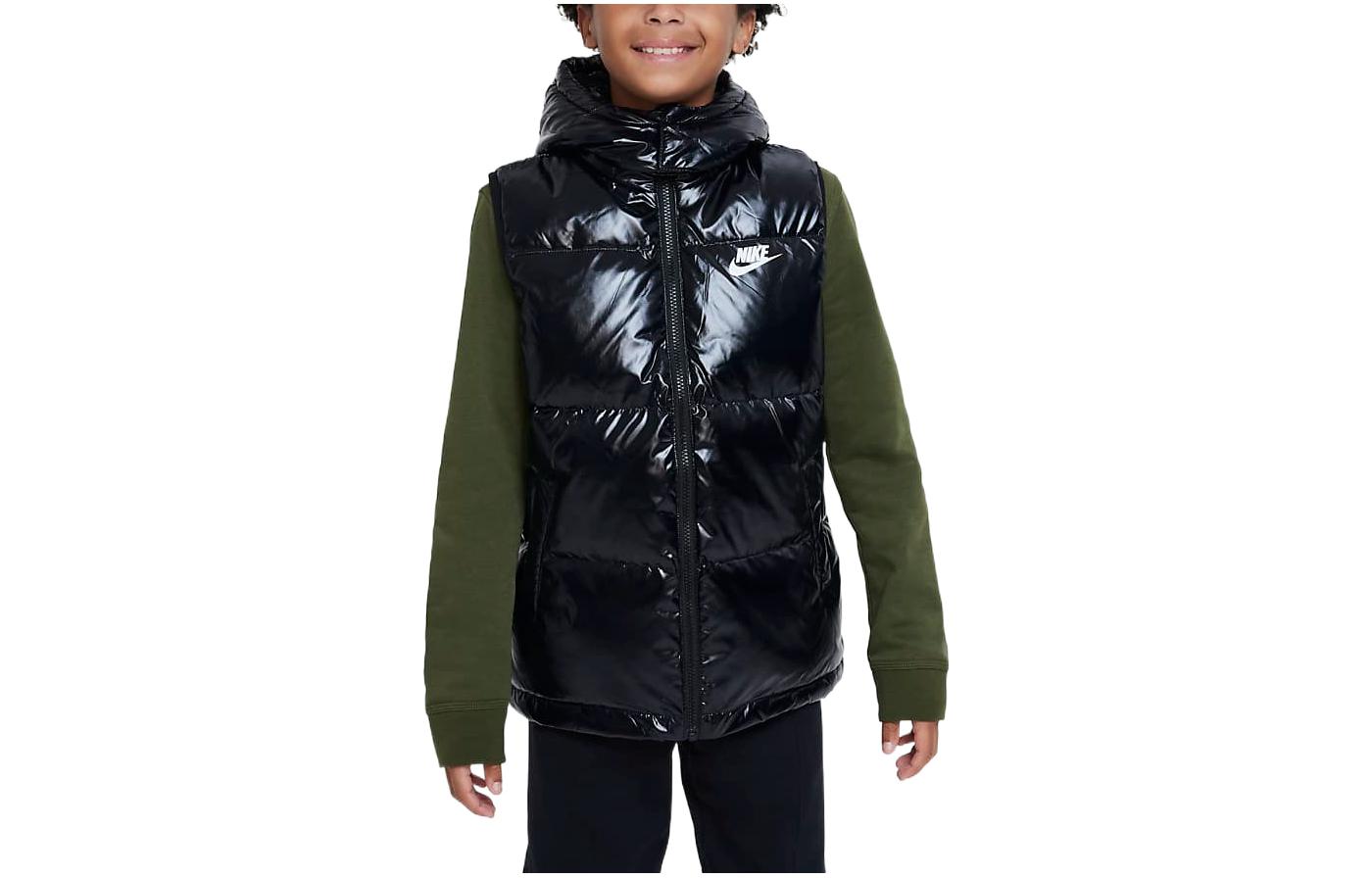 Nike Kids Vests Hooded Moderate DZ9728-010 XL