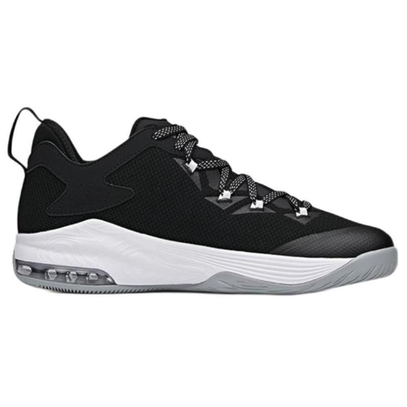 Anta Divine Shield Cushioning Anti-Slip Wear-Resistant Breathability Low-Top Basketball Shoes Men's Black White Sneakers 912121102S-2