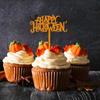 10pcs Multifunction Halloween Cupcake Toppers Reusable Halloween Cake Plug-in  Decoration