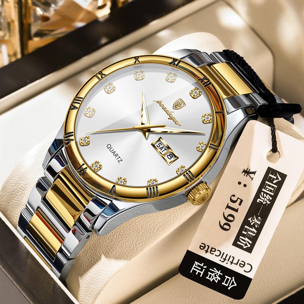 Bricked Men'S Watches Business Fashion Quartz Watches