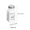 1pc Glass Bottles Salt Pepper Shaker Condiment Storage Container Seasoning Dispenser for Home Kitchen Restaurant