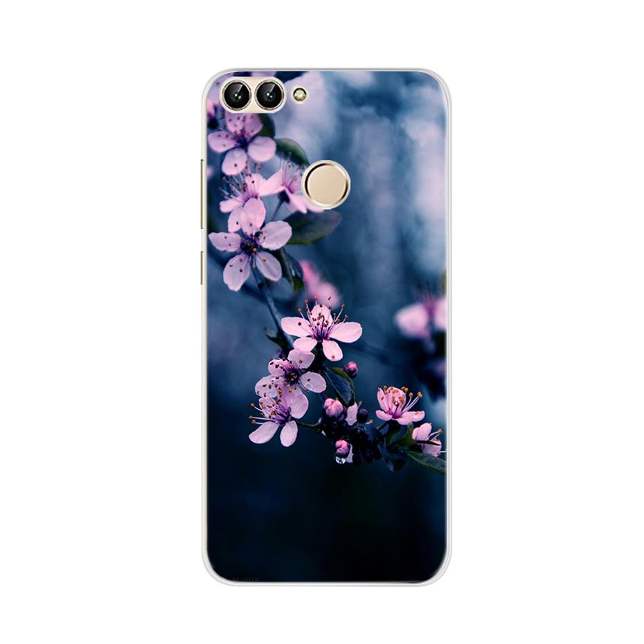 For Huawei P Smart 5.65inch Case Cute TPU Soft Silicone Back Cover Phone Case For Huawei P Smart 2018 FIG-LX1 PSmart Case