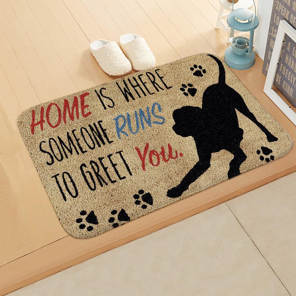 Home Sweet Home Carpet for Living Room Bedroom Rug Door Kitchen Unslip Floor Mats Birthday gift photography props Alfombra Rug