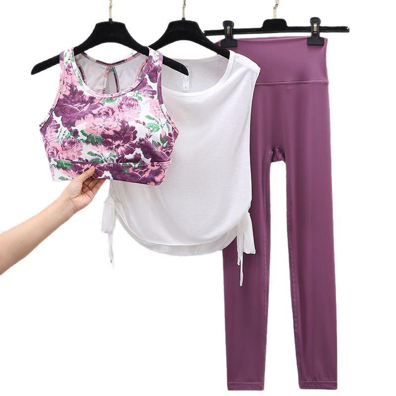 2025 Cross-border Yoga Set: Chest Pad Wrap Vest & High Waist Hip Lift Pants