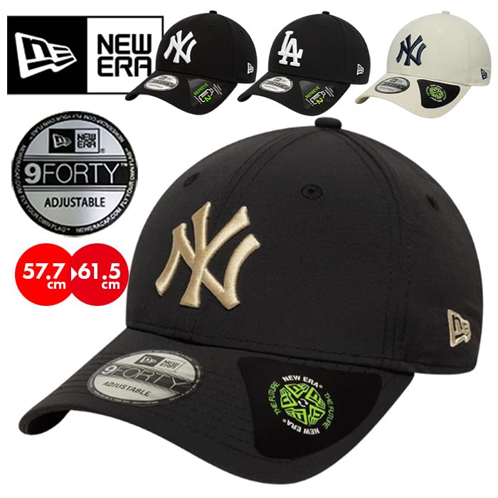 New Era 9FORTY MLB REPREVE League Baseball Cap Adjustable Strapback Hat Unisex Free Size Navy White
