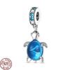 Women copper Sea Summer Design Dangle Turtle Starfish Octopus Dolphin Bead Charms Charm Bead Charms Authentic Accessories Bracelets Jewellery