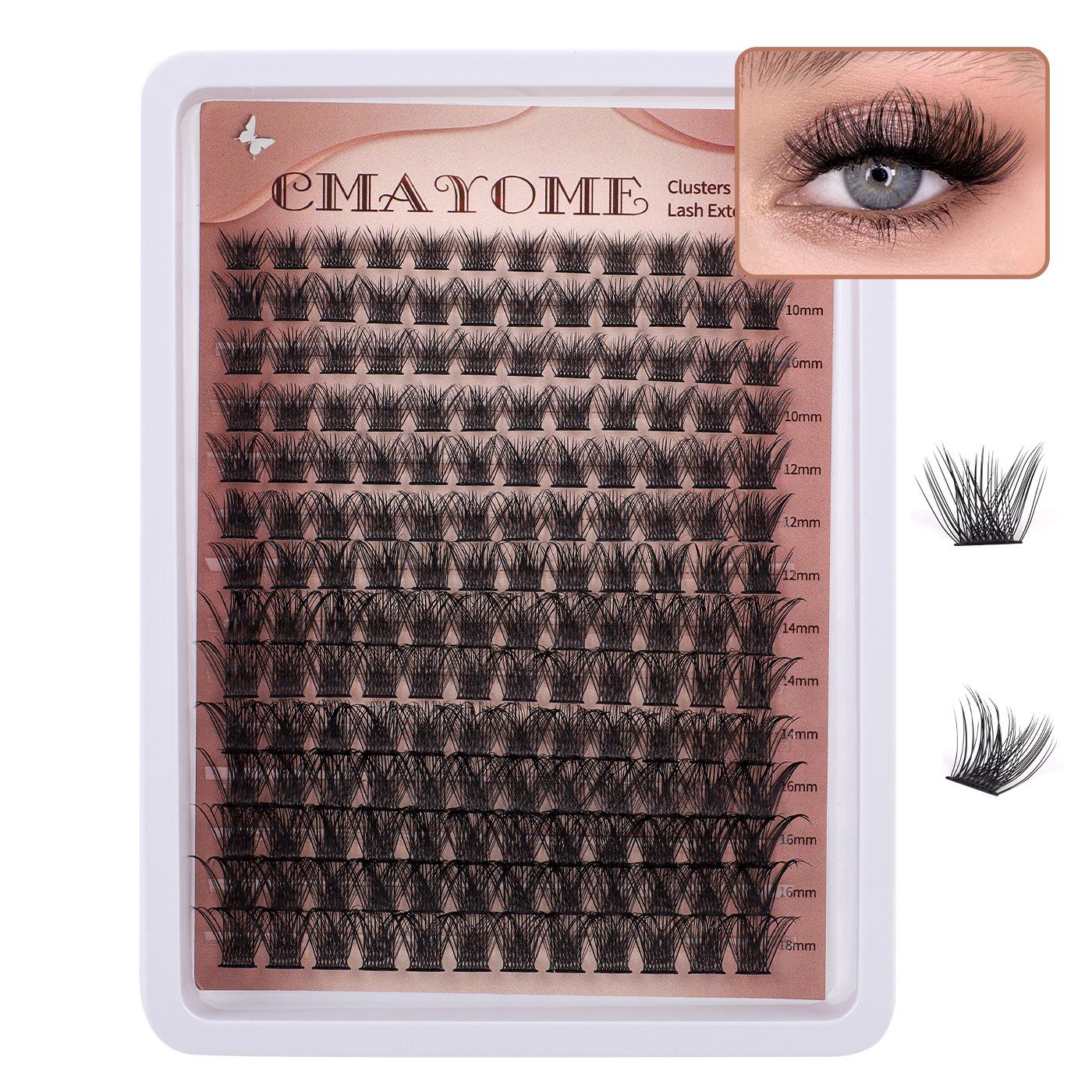 

Набор самоклеящихся пучковых ресниц 8-18 мм