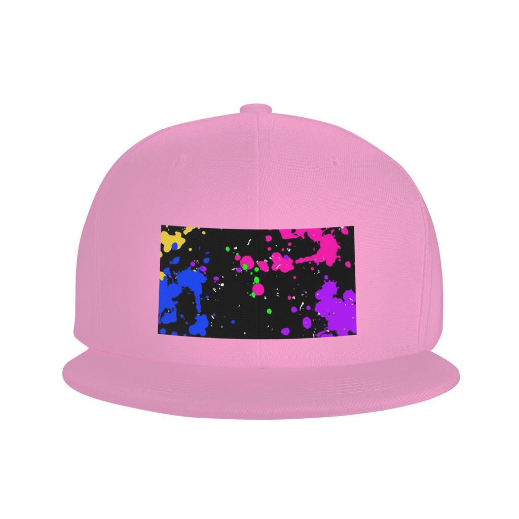 Colorful Graffiti Splatter Print Baseball Caps Snapback Fashion Baseball Hats Breathable Casual Casquette Outdoor for Unisex