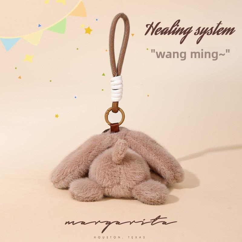 Dog Little Cute Plush Pendant Keychain School Bag Decoration Girl Birthday Gift
