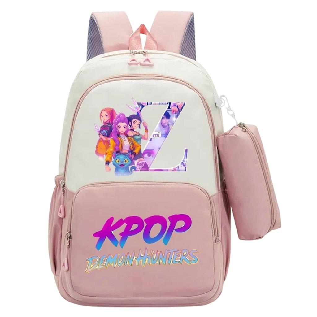 Movie Peripheral Print Backpack, School Bag Student Campus Backpack With Pencil Case