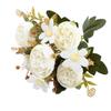 Fake Roses, Artificial Flowers Realistic Silk Faux Rose With Stems For Wedding Decoration Anniversary Bridal Bouquet Floral Arrangement