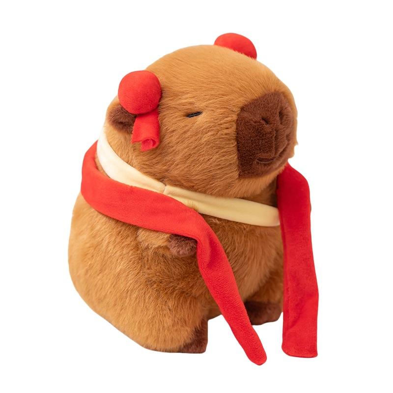 Cute Kapibala Doll Transforms Into Nezha Capybara Plush Toy Doll Kapibala Doll Birthday Gift