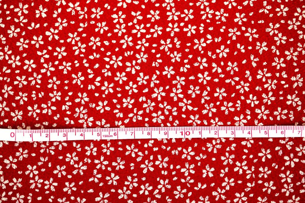 Blossom Snowstorm X X Japanese Edo Washable Made In Japanese Tsumami Japanese Japanese Sold by the Cut [Uni Fiber] [Komon Kobo] [Nikoshi Chirimen]