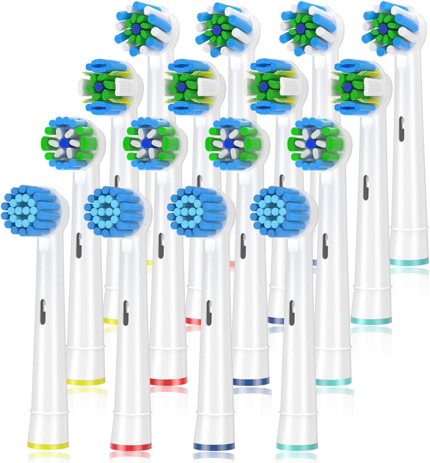 

Toothbrush Heads Compatible with Oral b 7000/Pro 1000/9600/ 5000/3000/8000/ and Smart Electric Toothbrush, 16 United States