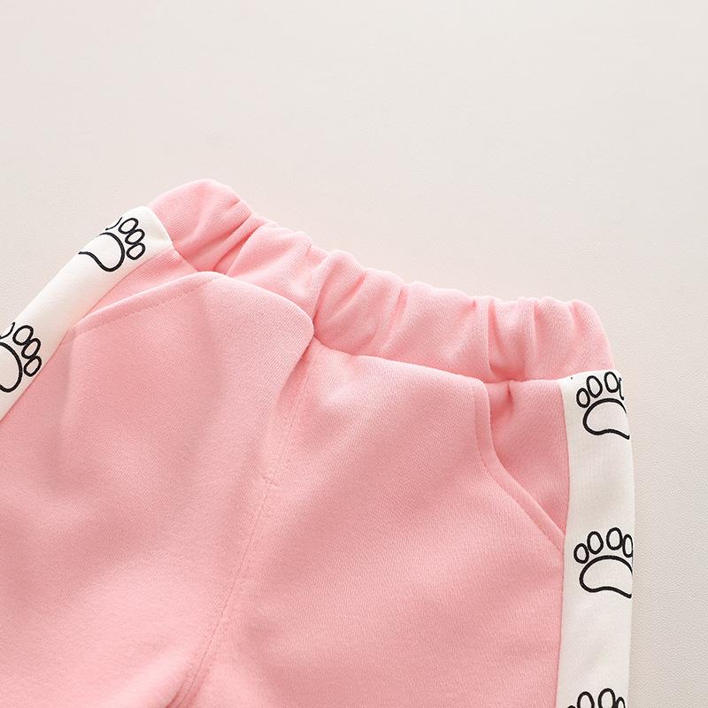 Kinder Baseballanzug Set für Jungen und Mädchen Frühling und Herbst Kleidung Sport und Freizeit Zweiteiliges Set