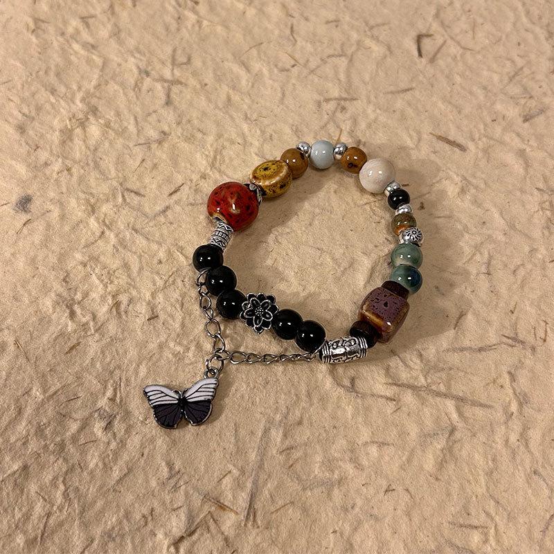 2023 Summer Handmade Ethnic Ceramic Beaded Bracelet for Women