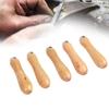 5Pcs Comfortable Wooden File Handle Replacement Accessories Jewelry Tool Accessories