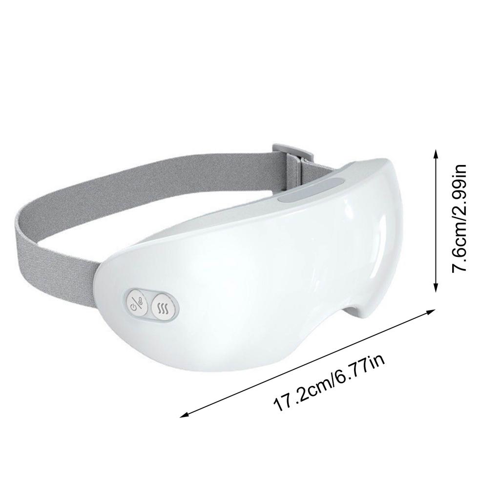 Steam Eye Mask Auto Timer 2 Levels Adjustable Eyes Mask Type-C Recharging Hot & Cold Compress Goggles for Travel Use&Sleep Aid