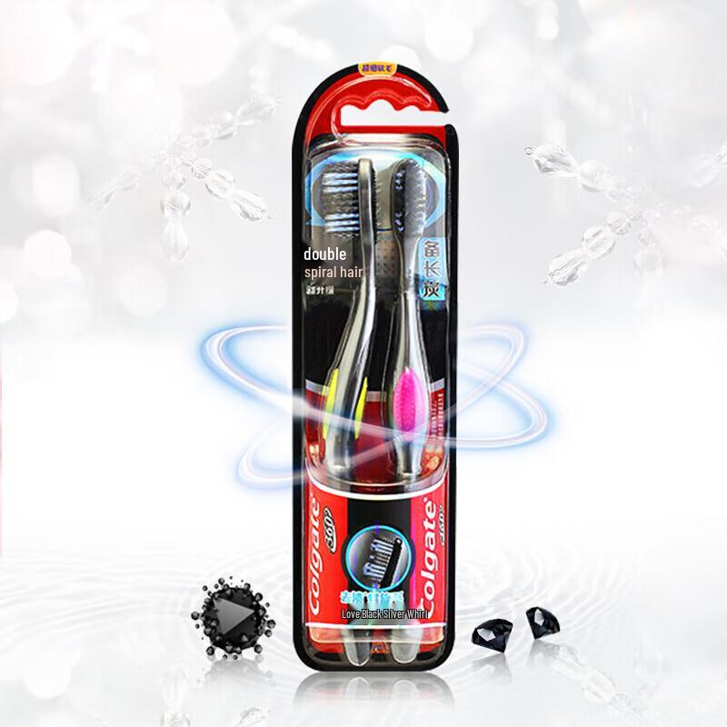 Colgate 360° Binchotan Double Spiral Toothbrush
