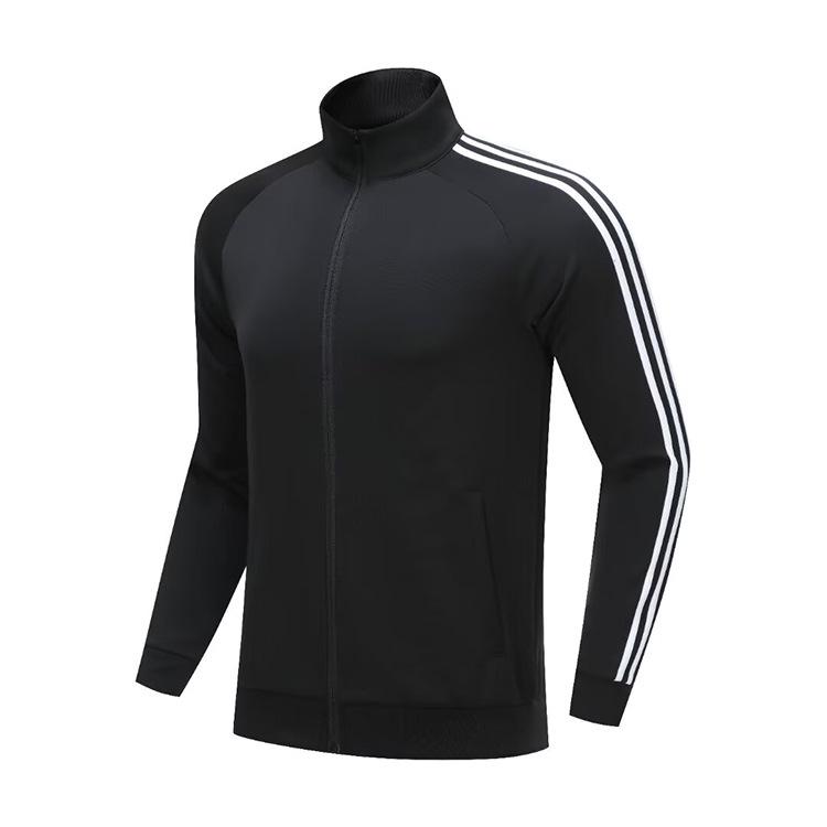 Unisex Long-Sleeve Stand Collar Sports Jacket & Training Suit Set - Autumn/Winter Collection