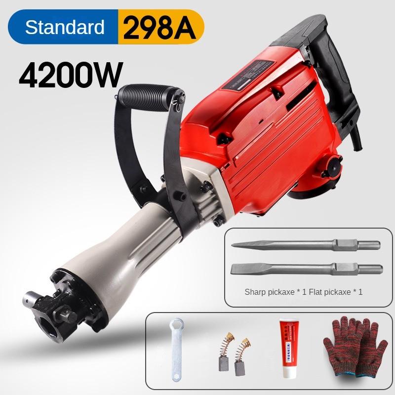 Heavy Duty Handheld Electric Pick High Power Professional Dismantling  Electric Pickaxe Industrial Concrete Crushing Power Tool
