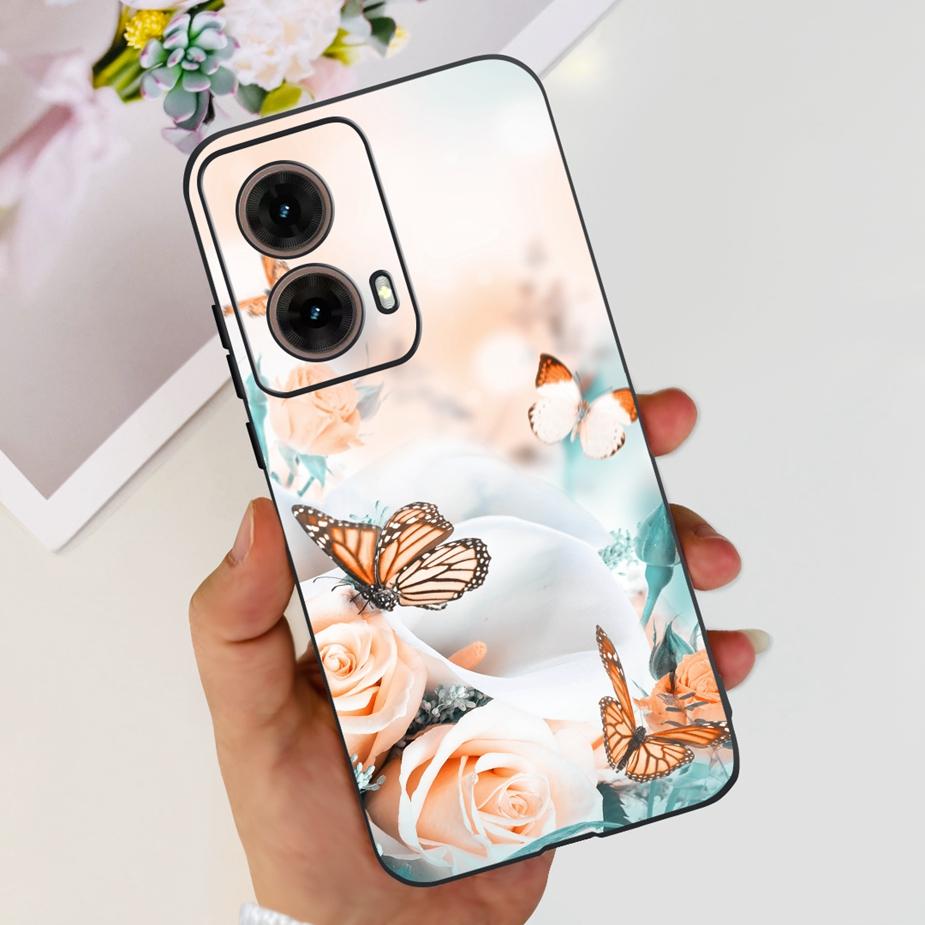 For Motorola Moto G85 Case New Fashion Painted Cover 6.67'' Soft Silicone Phone Case For Moto G85 G 85 MotoG85 Back Cover Bumper