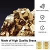 8Pcs Brass Guitar Neck Shims Connection Neck Plate Neck Heightening Gasket Electric Guitar Reinforced Plate Enduring