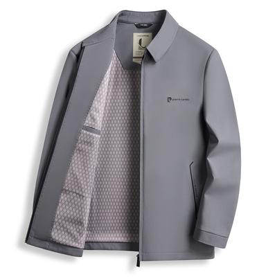 Neue Herrenjacke Frühlings- und Herbstjacke Mittelalterliche High-End Business Casual Jacke Papa Revers Oberteil