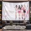 Wall Hanging Tapestry Custom Nameaespa Pattern Personalized Printed Fabric Wall Decor